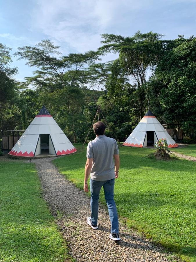 Bosque De Aventura & Glamping Refugio Del Bosque Hotel La Mesa  Kültér fotó